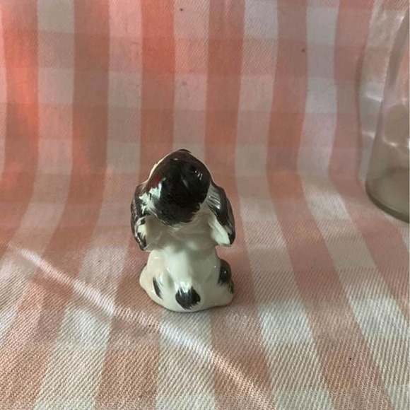Occupied Japan Vintage Ceramic Cocker Spaniel Dog Kitschy Figurine - Picture 2 of 3